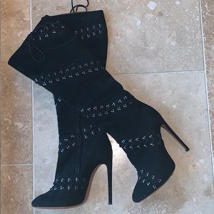 Alaïa suede boots EU38